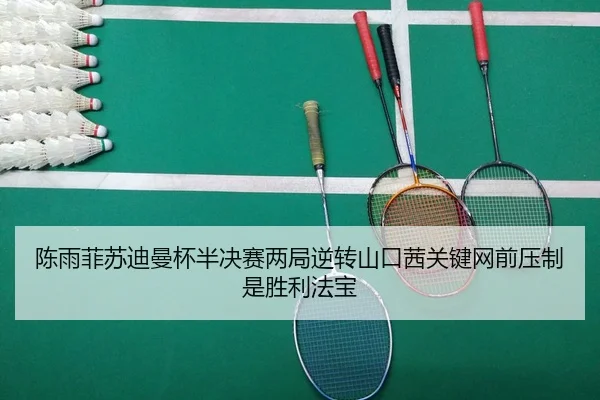 陈雨菲苏迪曼杯半决赛两局逆转山口茜关键网前压制是胜利法宝